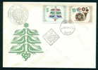 FDC 2798 Bulgaria 1978 /41 Christmas New Year DOVE PIGEON / TREE MADE OF BIRDS SNOWFLAKE POST HORN - Pigeons & Columbiformes