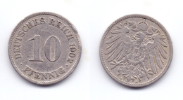 Germany 10 Pfennig 1902 A - 10 Pfennig