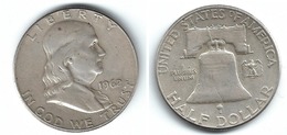 EE.UU. USA HALF DOLLAR 1962 PLATA SILVER T - 1948-1963: Franklin