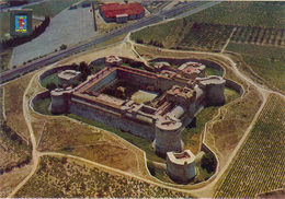 Salses.le Château Fort.Vue Aérienne. - Salses