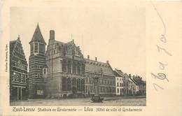 A-17.4796 :  ZOUT-LEEUW. STADUIS EN GENDARMERIE. LEAU. HOTEL DE VILLE ET GENDARMERIE - Zoutleeuw