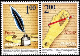 Bosnia & Herzegovina - Republika Srpska - 2008 - Europa CEPT - Letter Writing - Mint Stamp Set - Bosnia And Herzegovina