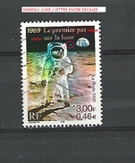 VARIÉTÉS FRANCE  2000  N° 3355  LE PREMIER Pas SUR LA LUNE  PHOSPHORESCENTE OBLITÉRÉ - Used Stamps