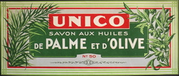 GRANDE ETIQUETTE ANCIENNE - SAVON Aux HUILES De PALME Et D'OLIVES N° 50 - UNICO - En Très Bon Etat - Labels