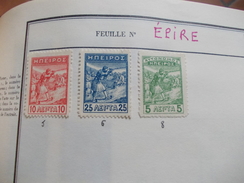 TIMBRES 1 Page Epire 3 Timbres Valeur 0.90 € - Andere & Zonder Classificatie