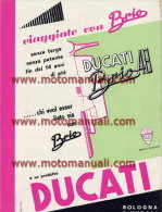 Ducati 48 Brio Scooter 1963 Depliant Originale Factory Original Brochure - Motores