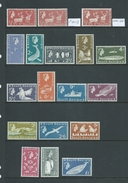 South Georgia 1963 QEII Definitive Set 16 To Both 1 Pound Values With Extras MLH - South Georgia