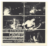USA NYC CBGB Club The STROKES Band Memorabilia From 2000 New Wave Indie Rock Music - Posters