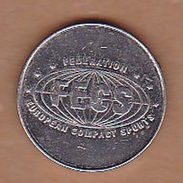 AC -  FECS FEDERATION EUROPEAN COMPACT SPORTS LÖWEN SPORT #2 TOKEN JETON - Monedas/ De Necesidad