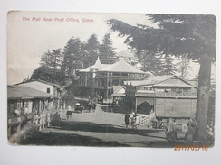 Postcard The Mall Near Post Office Simla [ Shimla ] India By Phototype Of Bombay Animated My Ref B1954 - Indien