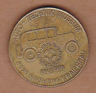 AC - AUTO TECHNIK MUSEUM 6920 SINSHEIM KRAICHGAU PROP PLANE - LOCOMOTIVE TOKEN - JETON - Monedas / De Necesidad