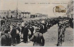 CPA Forçats Bagne Bagnards Prison Saint Martin De Ré Ile De Ré Circulé Guyane - Ile De Ré