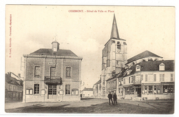 OISEMONT (80) - Hôtel De Ville Et Place - Phot. Fenet, Ed. Normand, Dépositaire - Oisemont