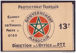 Maroc Carnet Complet N°140 X 20 Timbres - Papier Sulfurisé Adhéré à La Gomme - 4 Scans -  TB - Neufs