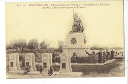 39029 WATRERLOS Monument Aux Morts Et Cimetiere Des Enfants De Wattrelors Morts Pour La France - Wattrelos