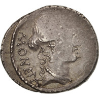 Monnaie, Carisia, Denier, 46 BC, Roma, TB+, Argent, Crawford:464/2 - Republiek (280 BC Tot 27 BC)