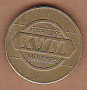 AC -  KWM KARL W MÜLLER 225 TOKEN JETON - Monetary /of Necessity