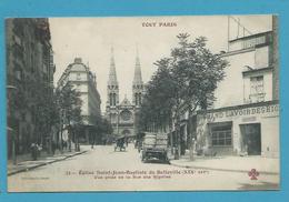 CPA TOUT PARIS 71 - Eglise Saint-Jeau-Baptiste De Belleville (XIXème) Edition FLEURY - Paris (19)