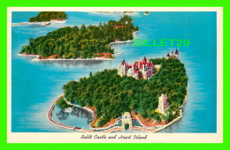 THOUSAND ISLANDS, ONTARIO - BOLD CASTLE AND HEART ISLAND FROM THE AIR - PHOTO STOP - - Thousand Islands