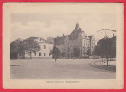 218464 / Naumburg A.S. - BISMARCKPLATZ MIT REALGYMNASIUM  Germany Allemagne Deutschland - Naumburg (Saale)