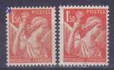 VARIETE N° 435  TYPE IRIS  NEUFS LUXES    VOIR DESCRIPTIF - Unused Stamps