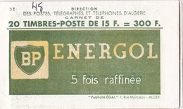 Algérie Carnet Publicité Par L'Objet - "chiffre 45" Sur La Couverture Sinon SUPERBE - Sonstige & Ohne Zuordnung