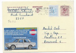 FM55 - BELGIO 1969 Da Turnhout. Briekaart   DATSUN - Cartoline [1951-..]