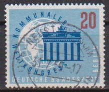 Berlin 1959 MiNr.189 O Gest. Kommunaler Weltkongress, Berlin ( B 297 ) - Usados