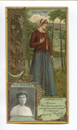 LU LEFEVRE UTILE CHROMO CELEBRITE 1900 ART NOUVEAU SUZANNE  DESPRES FILLE ELISA - Lu