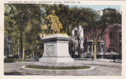MaIne Portland Longfellow Monument Longfellow Square - Portland
