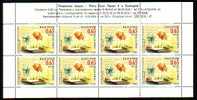 BULGARIA \ BULGARIEN / BULGARIE - 2002 - Visite Popes Jean Paul II In Bulgarie S.S. Of 8st.  MNH - Unused Stamps