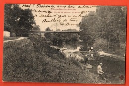 IAZ-21  Champigny La Bataille  Bords De La Marne Et Le Pont. ANIME. Cachet 1912 Vers La Suisse - Champigny