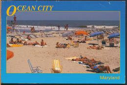 °°° 2169 - MD - ENJOYING SAND AND SURF AT OCEAN CITY - With Stamps °°° - Ocean City