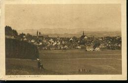 Rarität Leutkirch Allgäu Gesamtansicht Wohngebiet Sw 12.1.1920 Nach Stuttgart - Leutkirch I. Allg.