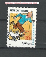 VARIÉTÉS FRANCE  2000 N° 3303  TINTIN ET MILOU    PHOSPHORESCENTE 25 .4..2000  OBLITÉRÉ TB - Used Stamps