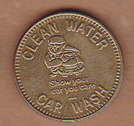 AC -  CLEAN WATER CARWASH TOKEN JETON - Monetari/ Di Necessità