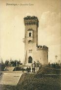 Rarität Litho Memmingen Aussichts-Turm Personen Auf Treppe 8.10.1908 Nach Schwäbisch Hall - Memmingen