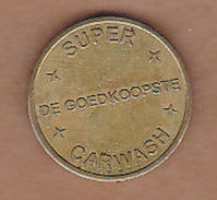 AC -  DE GOEDKOOPSTE SUPER CARWASH TOKEN JETON - Monétaires/De Nécessité