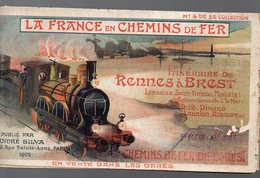 Itinéraire De RENNES à BREST (la France En Chemins De Fer N°4) 1902 (PPP4387) - Reiseprospekte