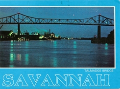 ETATS UNIS SAVANNAH - TALMADGE BRIDGE Vers 1980 - Savannah