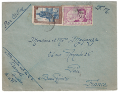 1942 - AFFRANCHISSEMENT à 3F60 SUR LETTRE MILITAIRE (FM) DU SOUDAN FRANÇAIS DE BAMAKO POUR LA FRANCE PAR AVION PA - Brieven En Documenten