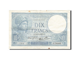 Billet, France, 10 Francs, 1937-1939, 1940-10-24, TTB+, KM:84 - 10 F 1916-1942 ''Minerve''