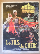 Affiche Cinéma Originale Film LE FILS DU CHEIK  " LOS AMANTES DEL DESERTIO " 1957 De FERNAND CERCHIO - Affiches & Posters