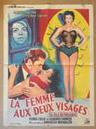 Affiche Cinéma Originale Film LA FEMME AUX DEUX VISAGES " L'ANGELO BIANCO " De RAFFAELLO MATARAZZO Avec FLORA LILLO - Affiches & Posters