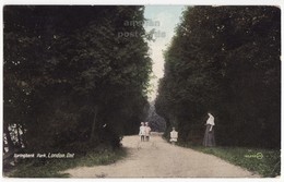 LONDON Ontario Canada - Springbank Park Scene - Children And Woman - 1910 Vintage Postcard - Londen