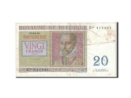 Billet, Belgique, 20 Francs, 1956, 1956-04-03, KM:132b, TTB - 20 Franchi