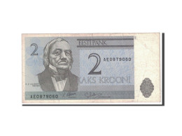 Billet, Estonia, 2 Krooni, 1992, Undated, KM:70a, TTB - Estland