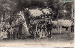 40....LANDES.....UNE NOCE.......RETOUR DE L EGLISE - Other & Unclassified