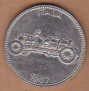 AC -  ITALA 1907 SHELL WELTBERUHMTE SPORTWAGEN TOKEN - JETON - Monétaires / De Nécessité