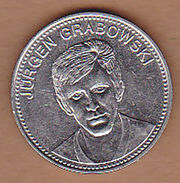 AC -  JURGEN GRABOWSKI SHELL IX FUSSBALL WELTMEISTERSCHAFT MEXICO 1970 FOOTBALL TOKEN - JETON - Monétaires / De Nécessité